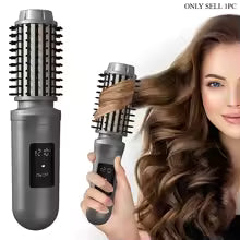 2600mAh Portable Hair Straightening Comb Dormitory Essential Dual Use Straightening Curling Non-damaging Wireless
