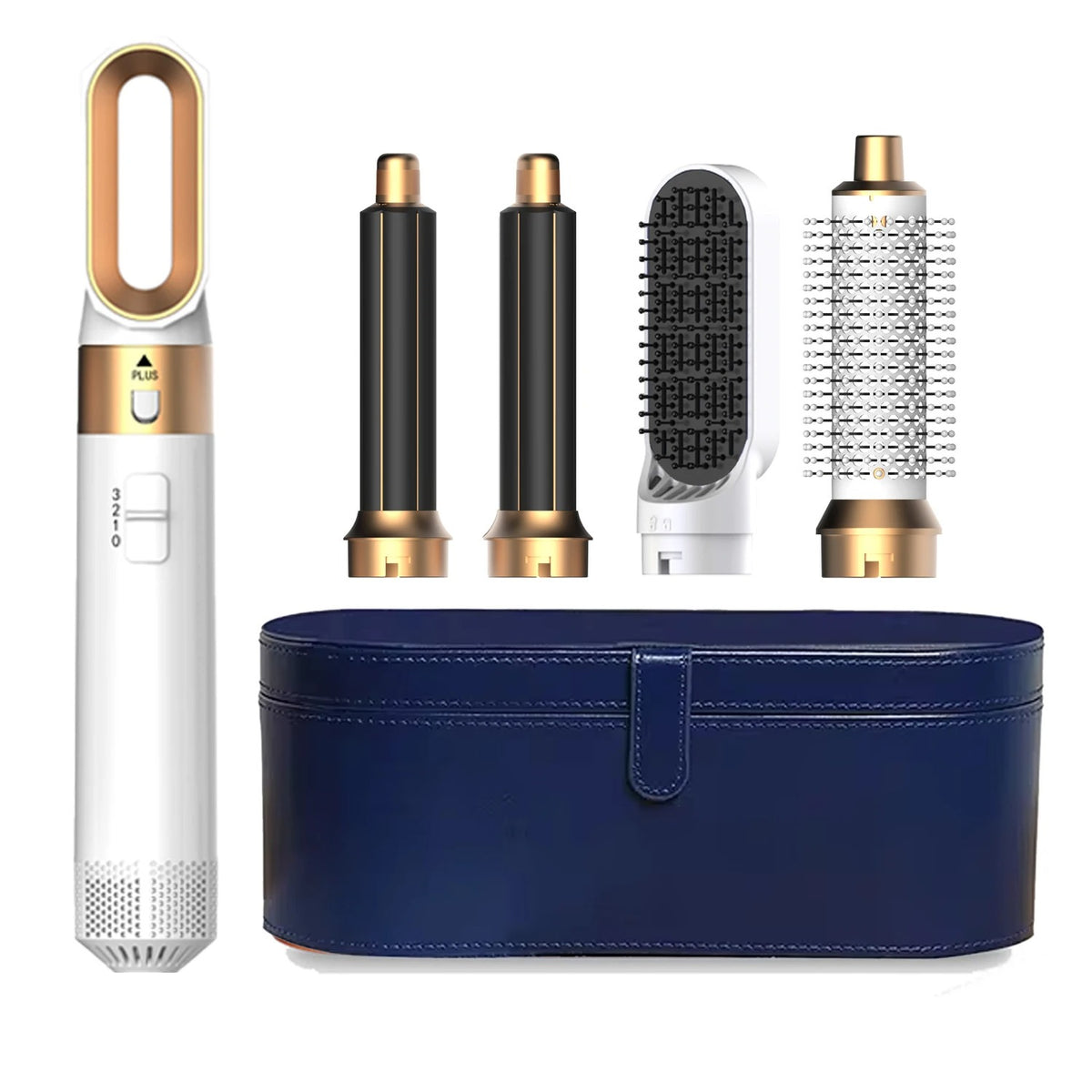 New Hair Dryer 5 in 1 Multifunctional Professional Hairdresser Straightener with Hair Brush Blow Dryer for Hair Multi Styler