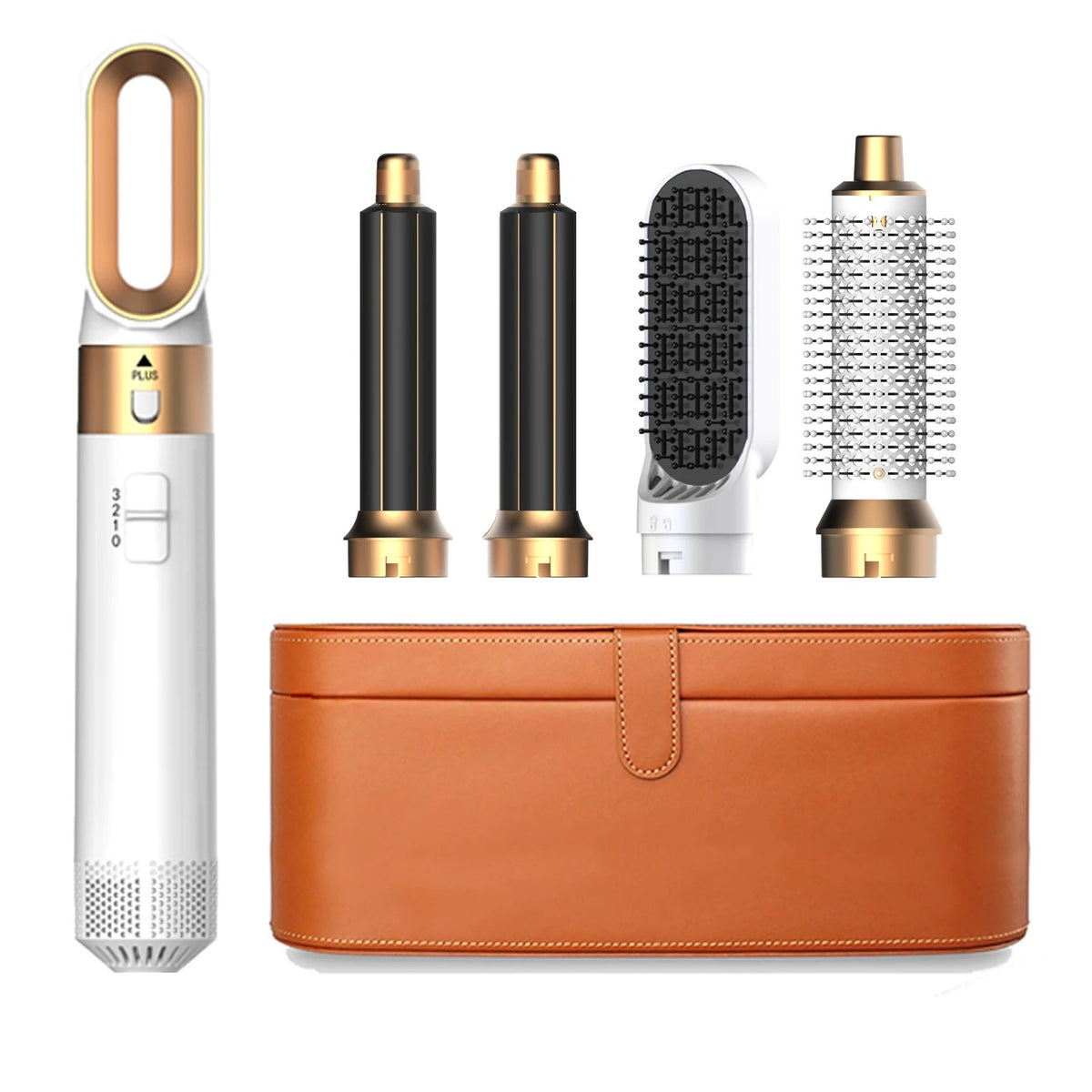 New Hair Dryer 5 in 1 Multifunctional Professional Hairdresser Straightener with Hair Brush Blow Dryer for Hair Multi Styler