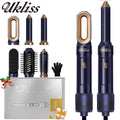 UKLISS 6 in 1 Hair Dryer Multistyler, Hot Air Brush for Curling, Straightening and Blow Dry