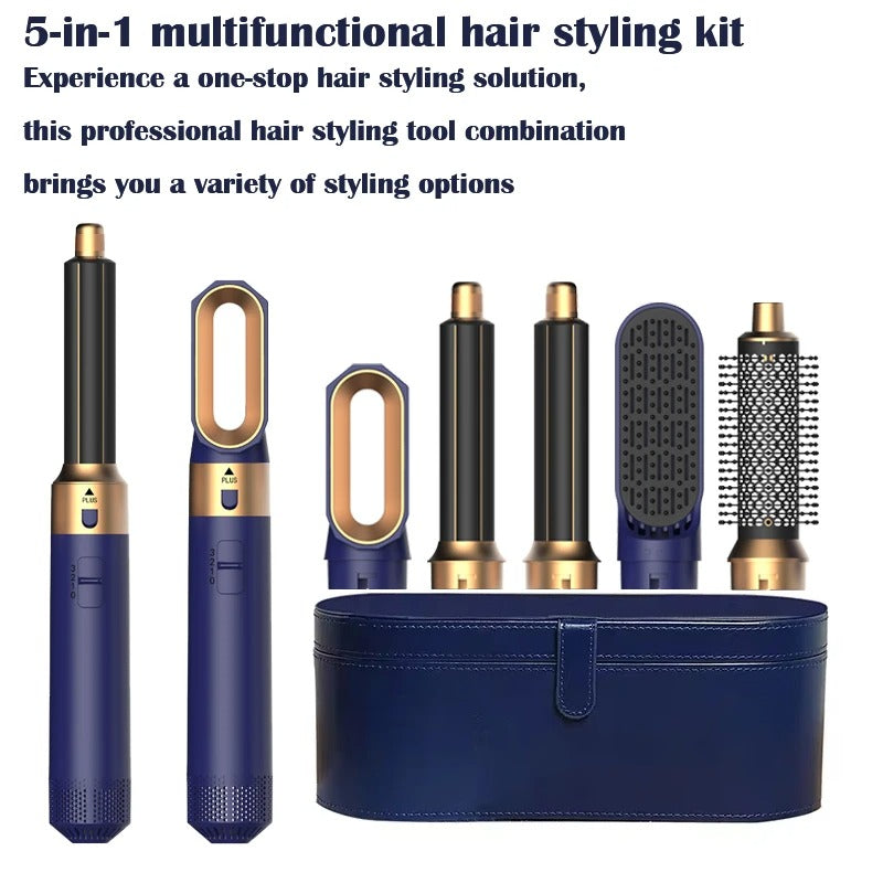 New Hair Dryer 5 in 1 Multifunctional Professional Hairdresser Straightener with Hair Brush Blow Dryer for Hair Multi Styler