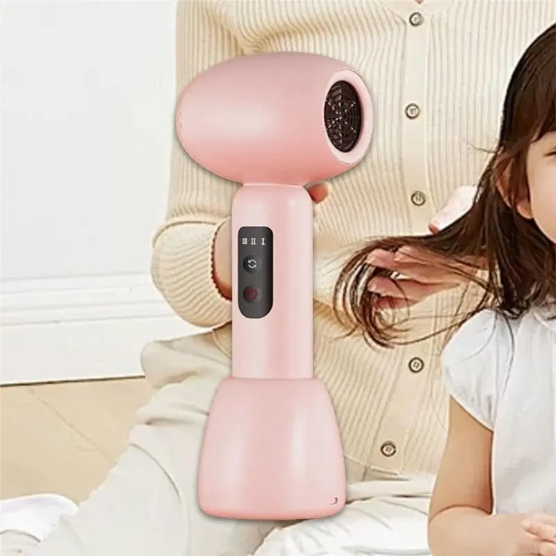 Heavy Duty Cordless Mini dryer Blow Dryer Portable Quiet Two Speed Suitable For Infant Daily Use