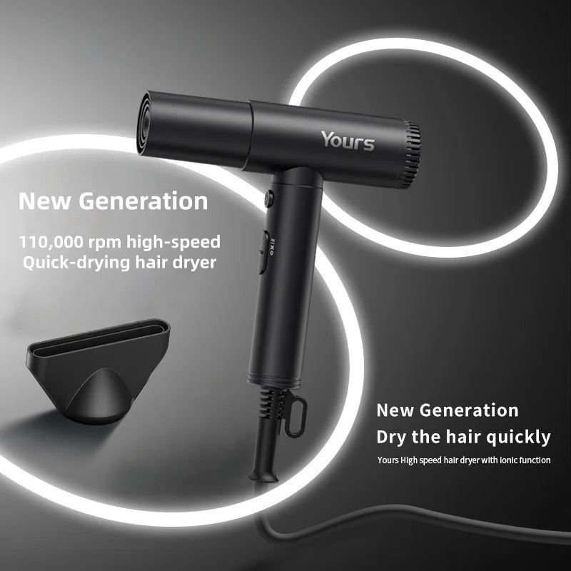 New High-Speed Hair Dryer With High Power Of 110000 Rpm, Strong Wind Power, Fast Drying, Negative Ion Hair Dryer