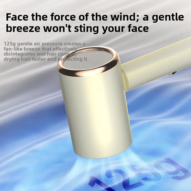High-speed hair dryer for home use, strong airflow, negative ion, portable, foldable, salon-grade, constant temperature