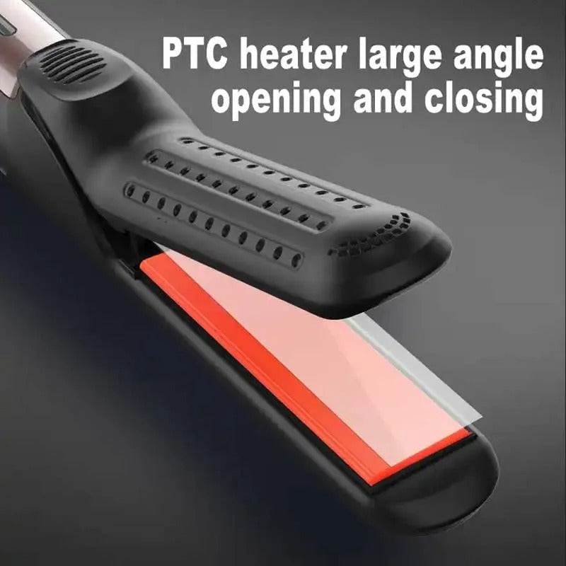 Planchas De Cabello Private Label Ceramic Flat Iron Professional 2 in 1 Curling Iron Hair Curler Straightener