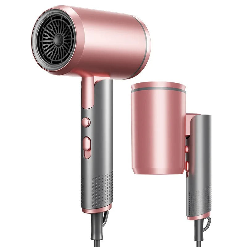 New Foldable Hair Dryer with Negative Ion Hair Care, High Wind Speed Drying, Household Hair Salon Special Blow Nozzle Hair Dryer