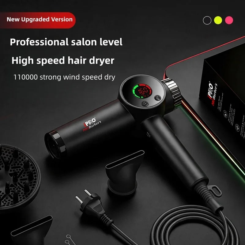 2026 Intelligent Brushless High-Speed Hair Dryer, Negative Ion Hair Care, High-Power Quick Drying Salon Grade Hair Dryer, EU