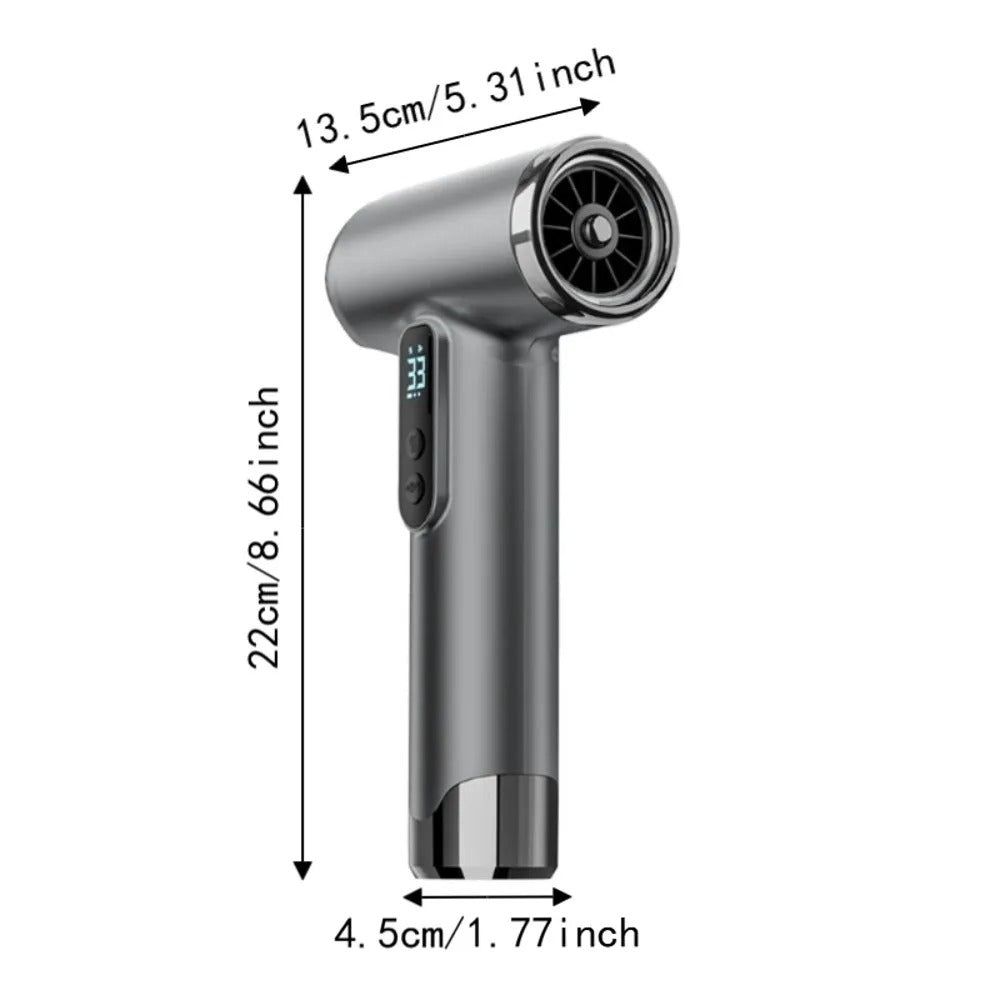 Rechargeable Wireless Hair Dryer High-Speed Quick-Drying Portable Blow Dryer Low Noise Overheat Protection