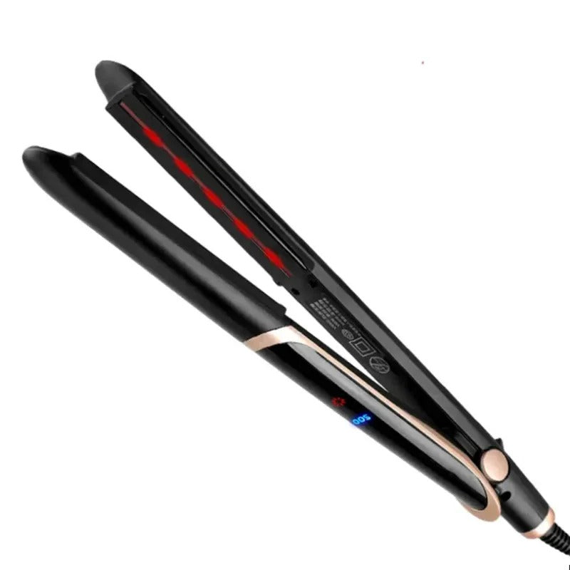 Ceramic straightener and curler, electric heating straightener, multi-temperature control, anti-frizz repair damage, home use