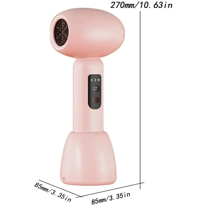 Heavy Duty Cordless Mini dryer Blow Dryer Portable Quiet Two Speed Suitable For Infant Daily Use