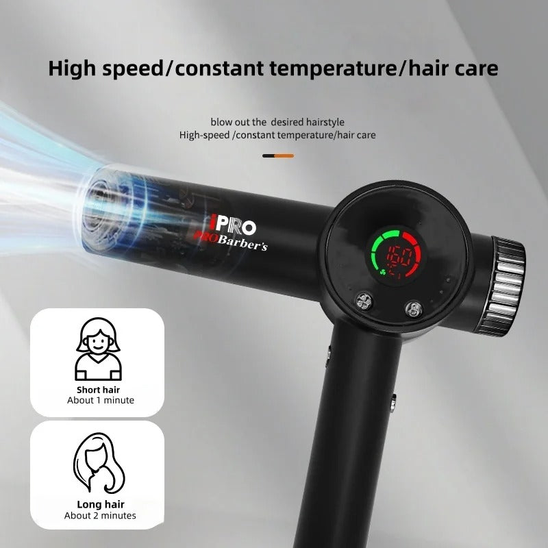 2026 Intelligent Brushless High-Speed Hair Dryer, Negative Ion Hair Care, High-Power Quick Drying Salon Grade Hair Dryer, EU
