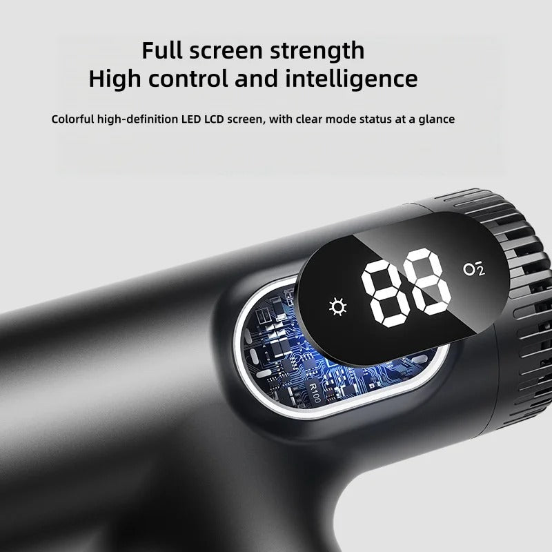 110000 Rpm High-Speed Hair Dryer, High Wind Speed Drying, Lcd Digital Display, Negative Ion Hair Dryer, 220V