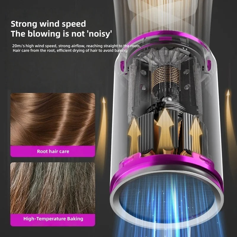 New Foldable Hair Dryer with Negative Ion Hair Care, High Wind Speed Drying, Household Hair Salon Special Blow Nozzle Hair Dryer