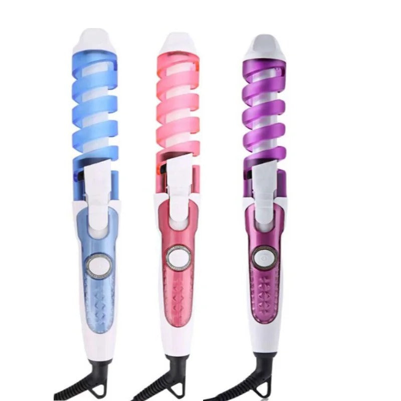 Curly hair straightener, large wave curling iron, long-lasting styling, egg roll curls, suitable for lazy people to use