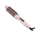 A04V Thermal Brush Curling Brush, Negative Ionic Heated Thermal Round Brush For Blowout Look, Curling & Straightener