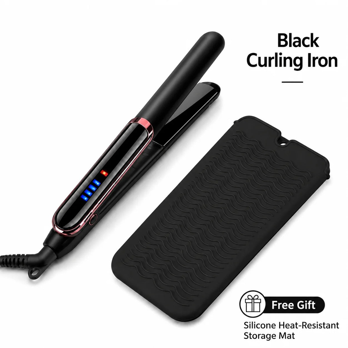 Mini Hair Straightener For Bangs Curler Flat Iron Ceramic Plate Hair Styling Tool Portable Curling Iron For Women Daily Use