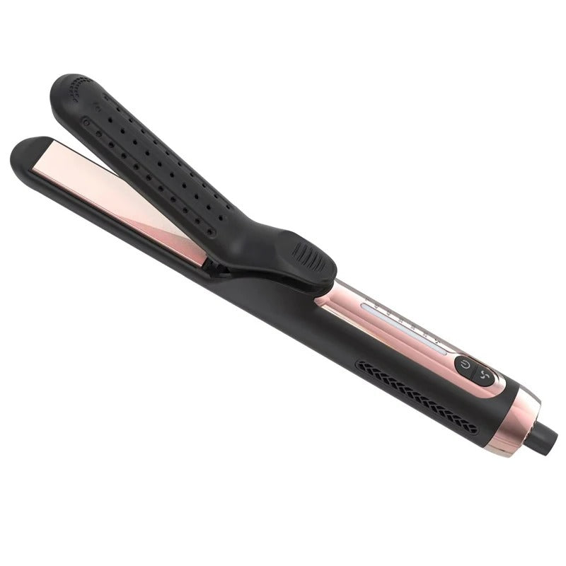 Planchas De Cabello Private Label Ceramic Flat Iron Professional 2 in 1 Curling Iron Hair Curler Straightener