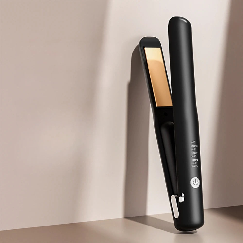 Cordless Wireless 2 In 1 Hot Styling Brush, Fast Heating Mini Hair Straightener, Portable Travel Friendly Women Salon Daily Gift