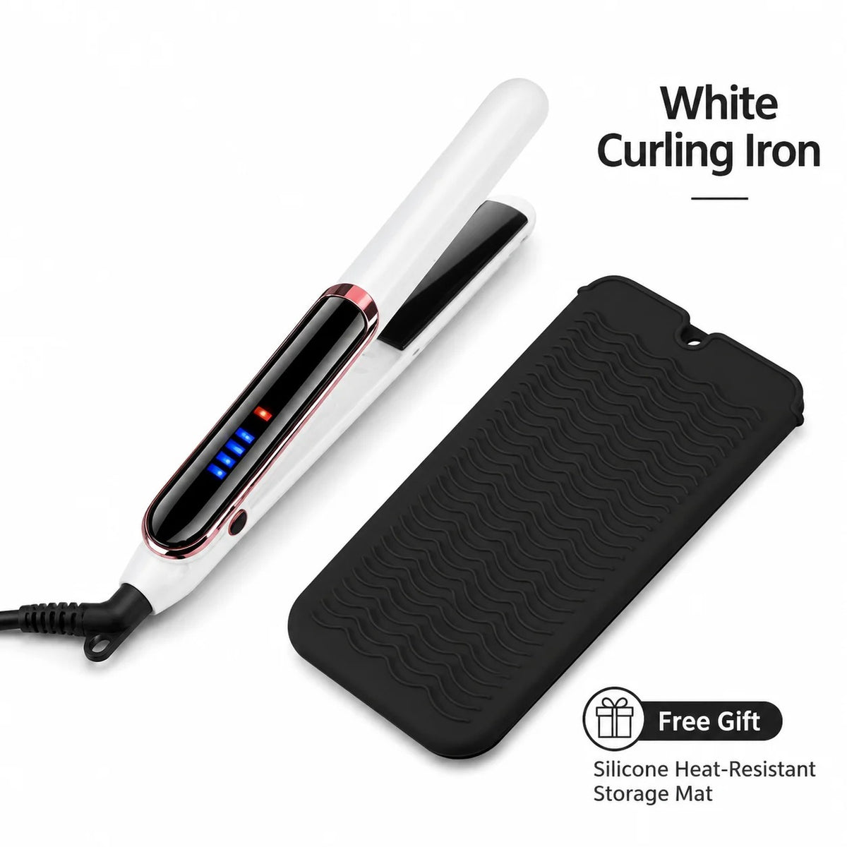 Mini Hair Straightener For Bangs Curler Flat Iron Ceramic Plate Hair Styling Tool Portable Curling Iron For Women Daily Use