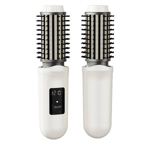 2600mAh Portable Hair Straightening Comb Dormitory Essential Dual Use Straightening Curling Non-damaging Wireless